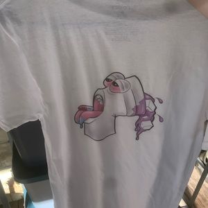 2 custom print tee shirts